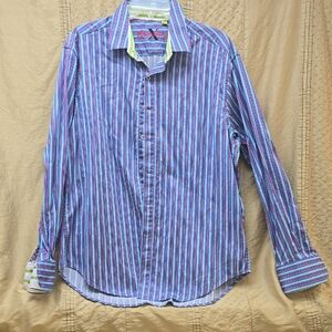 Robert Graham Multicolor Striped Button-Down Shirt
